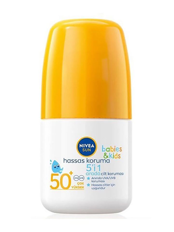 NİVEA SUN BEBEKLER İÇİN HASSAS KORUMA SPF50+ GÜNEŞ KORUYUCU ROLL-ON 50 ML