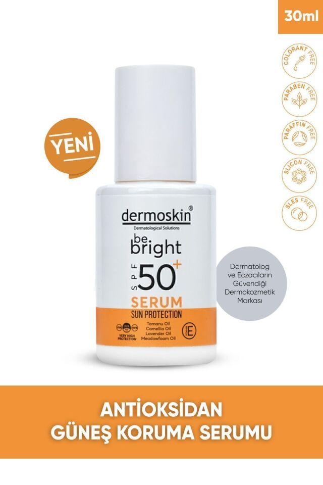 DERMOSKIN BE BRIGHT SUN PROTECTION SERUM SPF50+