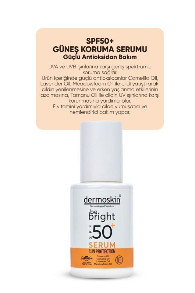 DERMOSKIN BE BRIGHT SUN PROTECTION SERUM SPF50+