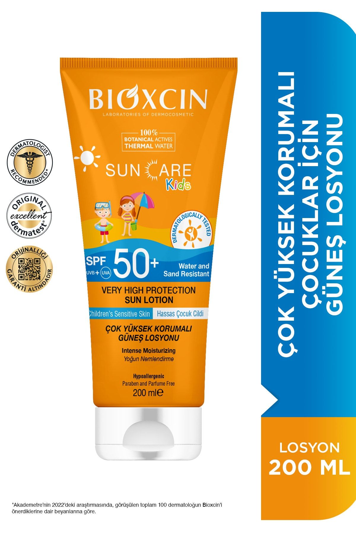 BİOXCİN SUNCARE KİDS LOSYON SPF50 200 ML