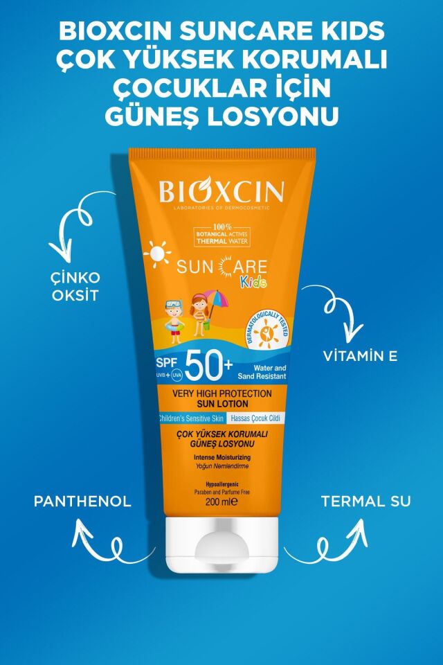 BİOXCİN SUNCARE KİDS LOSYON SPF50 200 ML