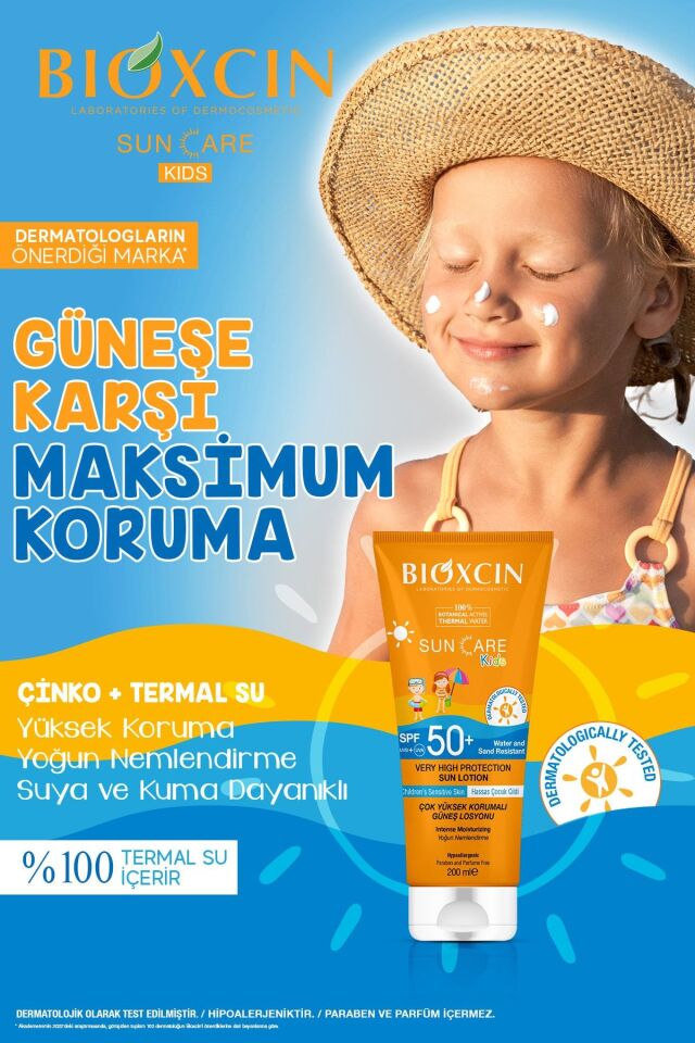 BİOXCİN SUNCARE KİDS LOSYON SPF50 200 ML