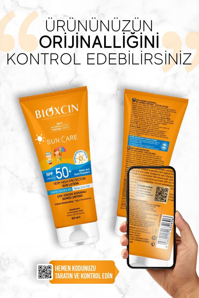 BİOXCİN SUNCARE KİDS LOSYON SPF50 200 ML
