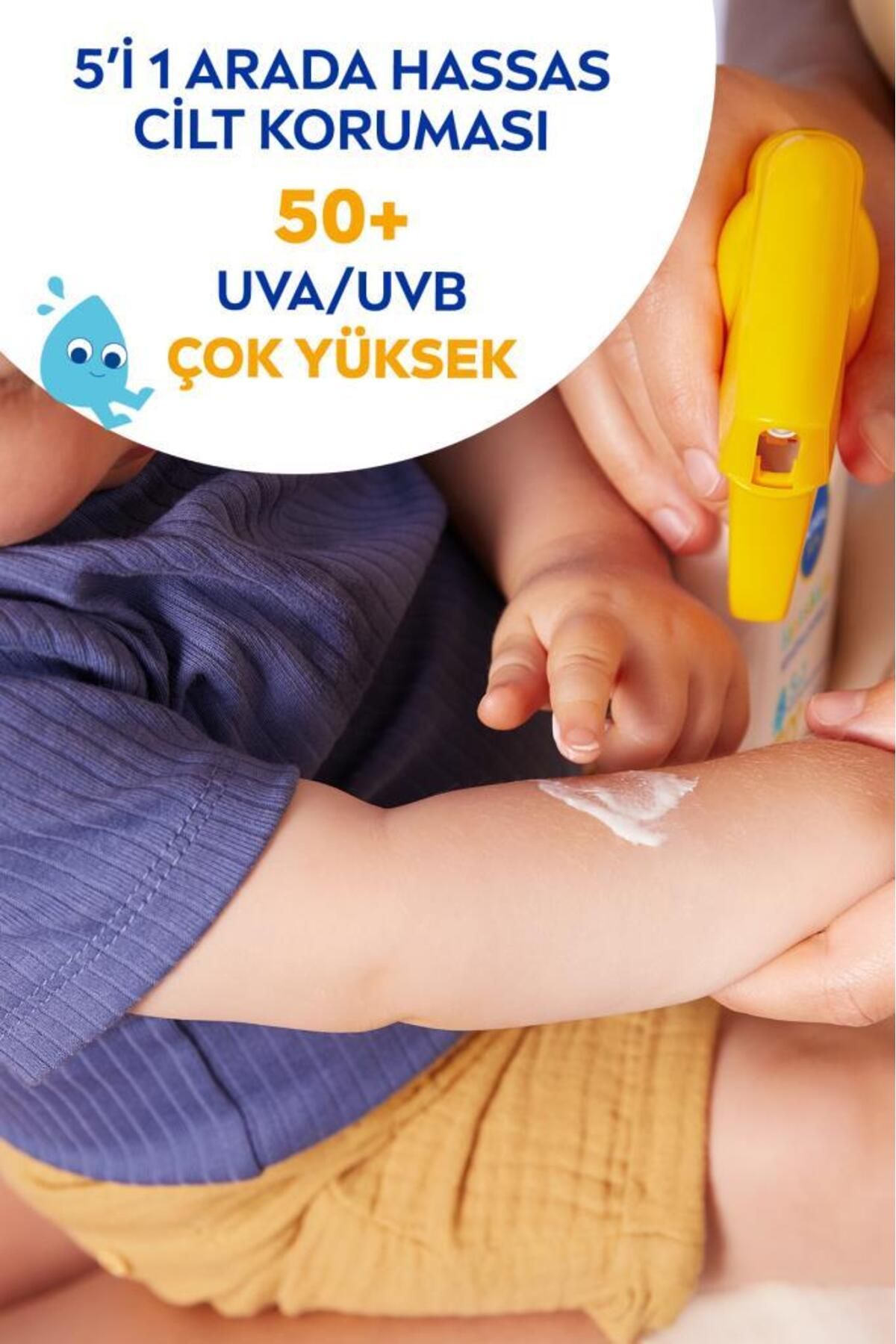 NİVEA BABY GÜNEŞ SPREYİ HASSAS GÜNEŞ KORUMASI EKSTRA SUYA DAYANIKLI SPF50 270 ML