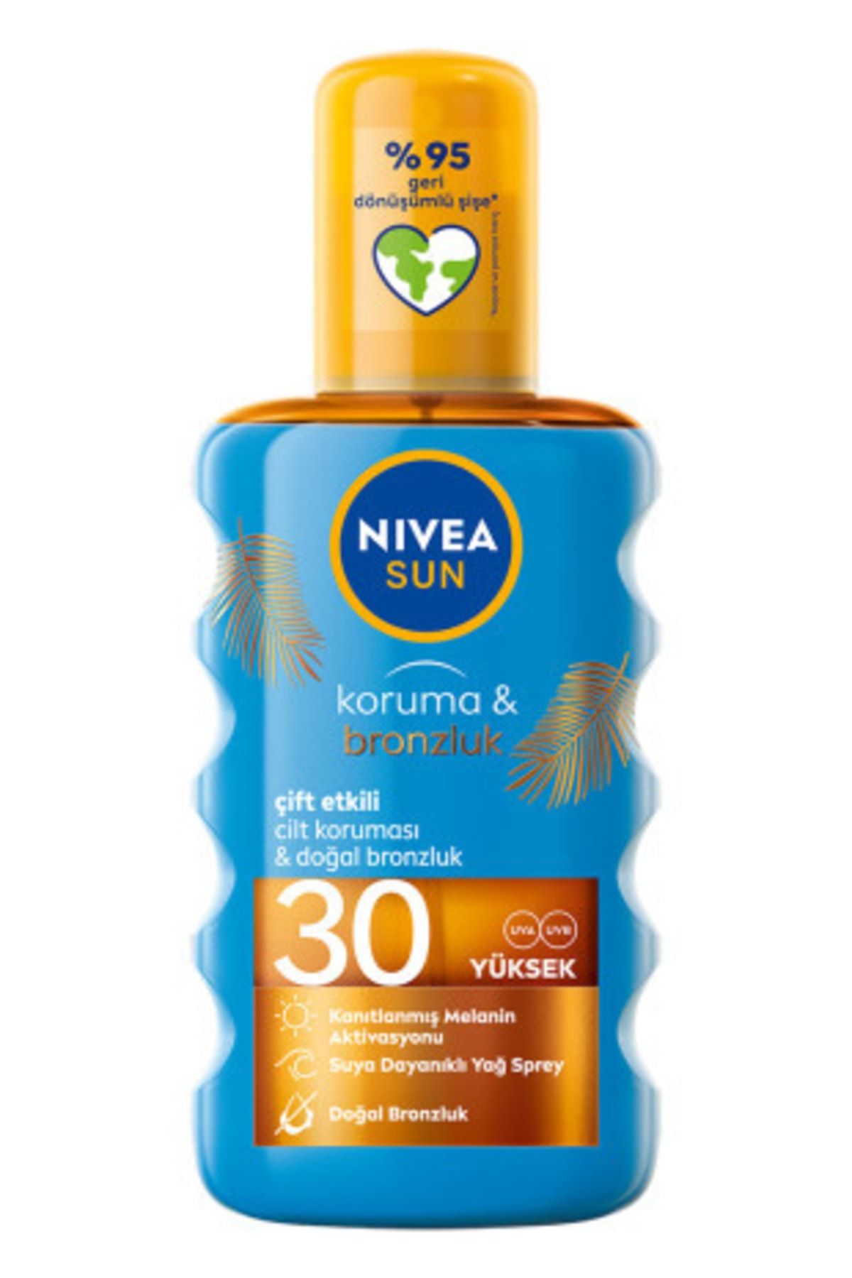 NİVEA SUN GÜNEŞ YAĞI KORUMA & BRONZLUK ARTTIRICI SPF30 200 ML