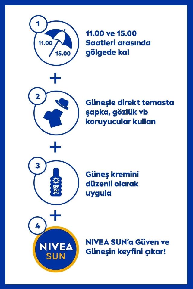 NİVEA SUN ÇOCUK GÜNEŞ SPREYİ NEMLENDİRİCİ SPF50+ 200 ML
