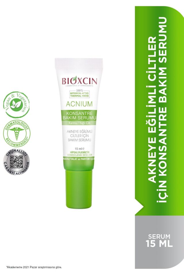 BİOXCİN ACNİUM KONSANTRE BAKIM SERUMU 15ML