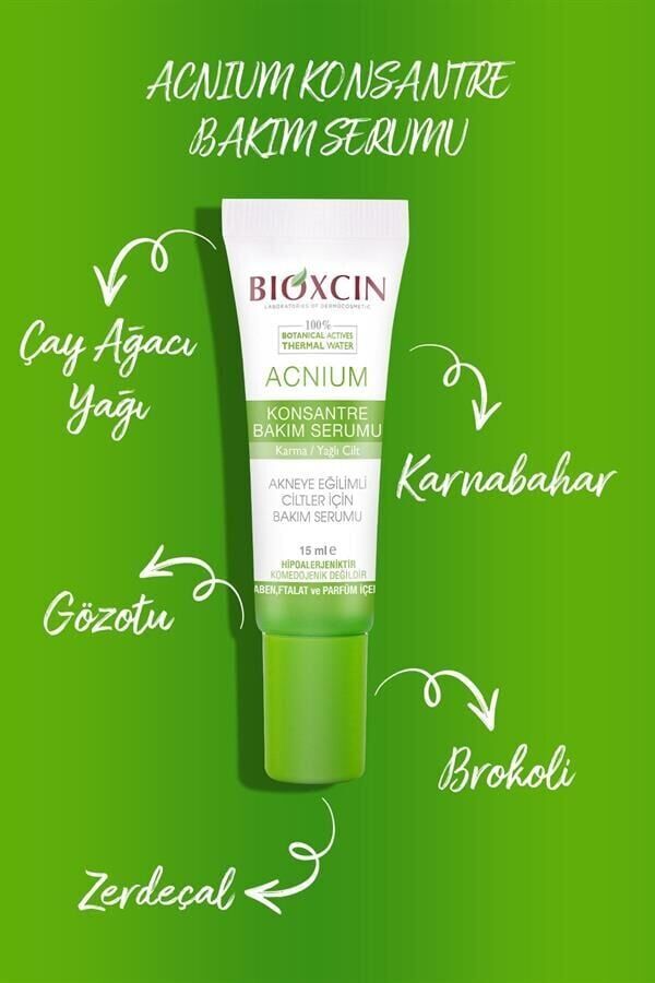 BİOXCİN ACNİUM KONSANTRE BAKIM SERUMU 15ML