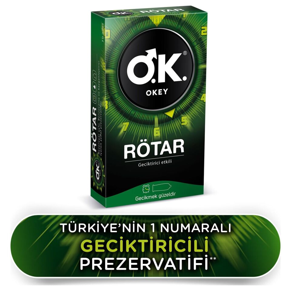 OKEY PREZERVATİF RÖTAR 10 LU