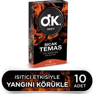 OKEY SICAK TEMAS PREZERVATİF 10 LU
