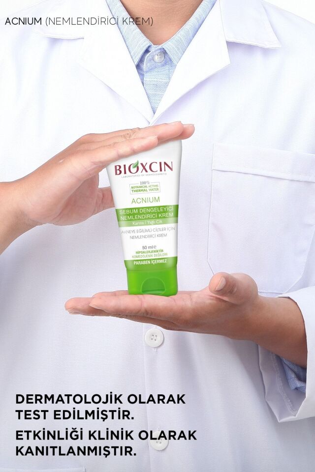 BİOXCİN ACNİUM DENGELEYİCİ NEMLENDİRİ KREM 50 ML