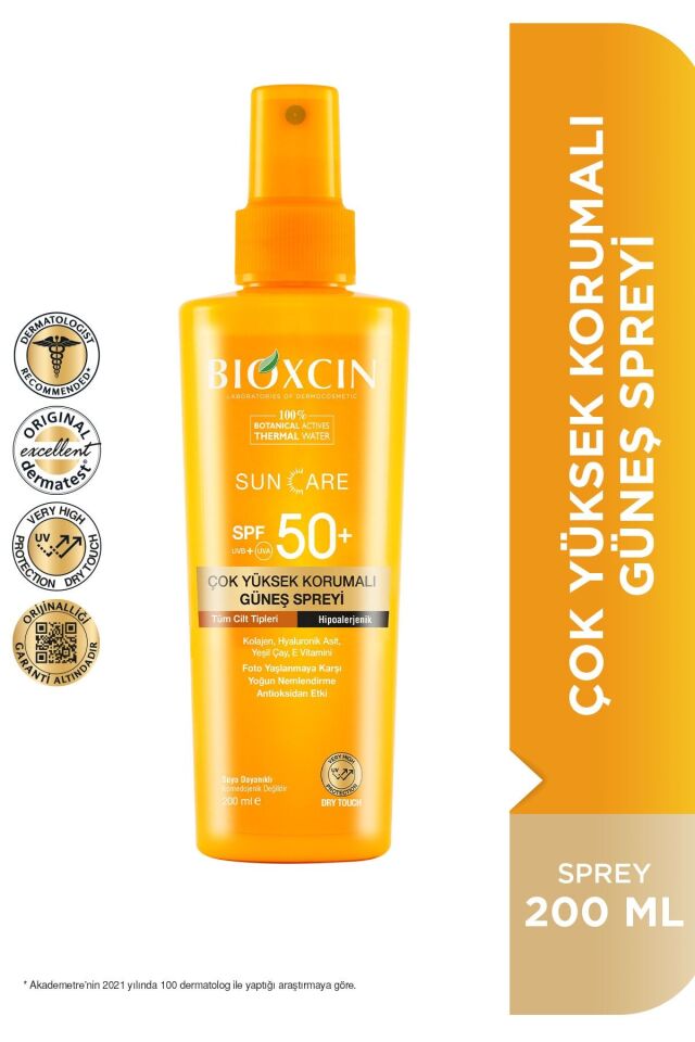 BİOXCİN SUN CARE SPREY SPF50 200 ML