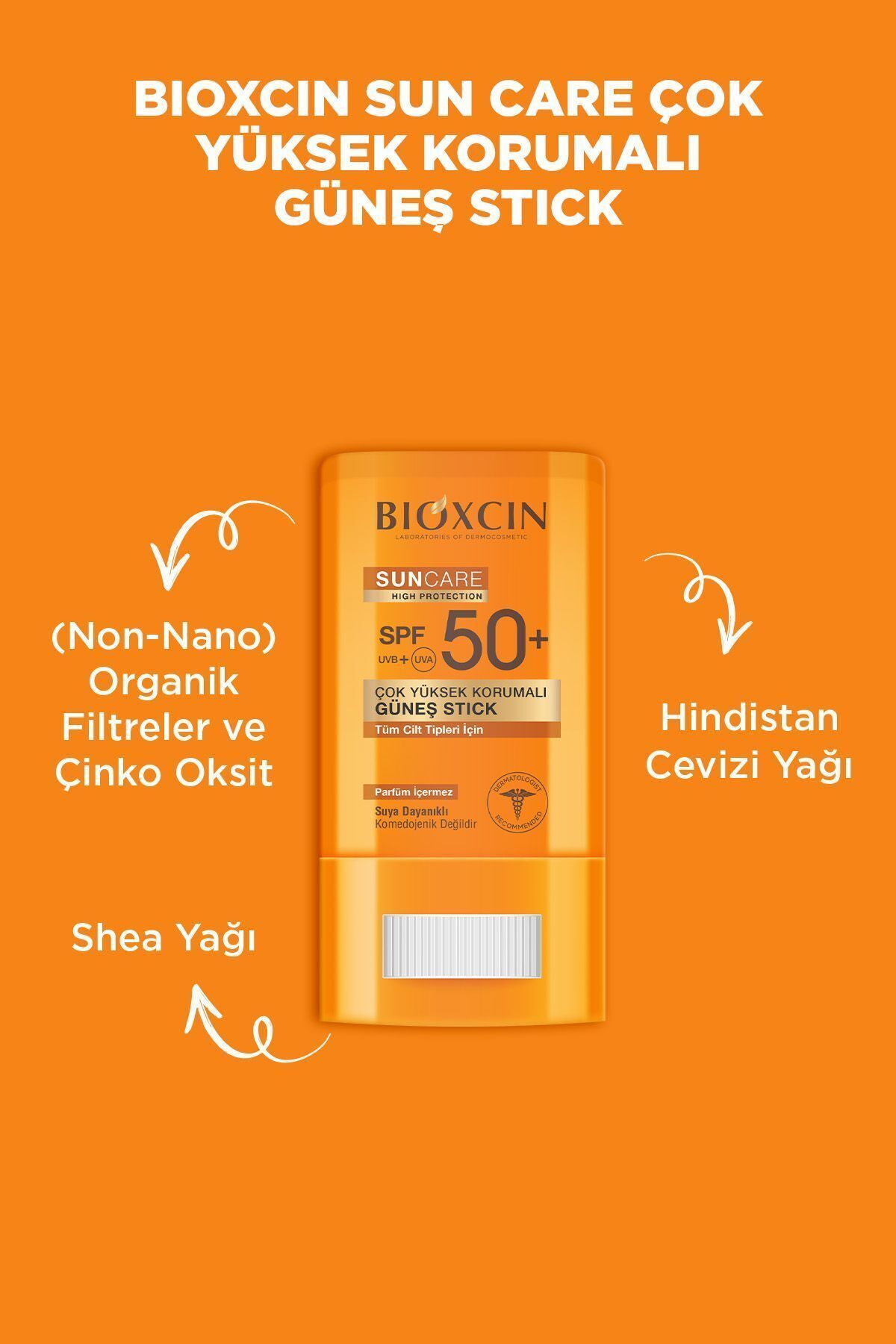 BİOXCİN SUN CARE GÜNEŞ STİCK SPF50 15 GR