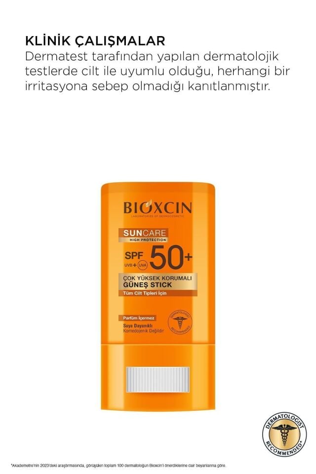 BİOXCİN SUN CARE GÜNEŞ STİCK SPF50 15 GR