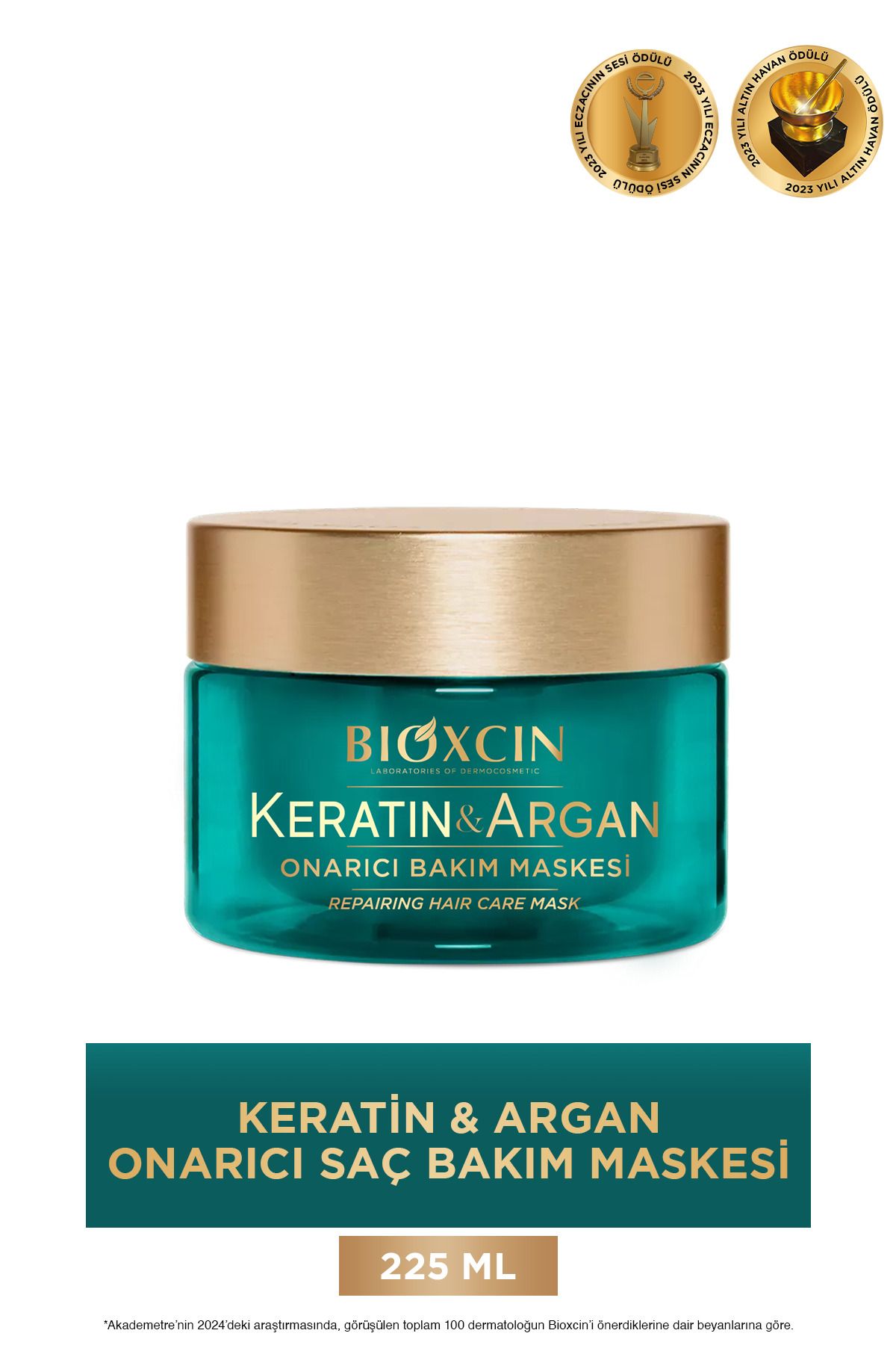 BİOXCİN KERATİN & ARGAN ONARICI BAKIM MASKESİ 225 ML