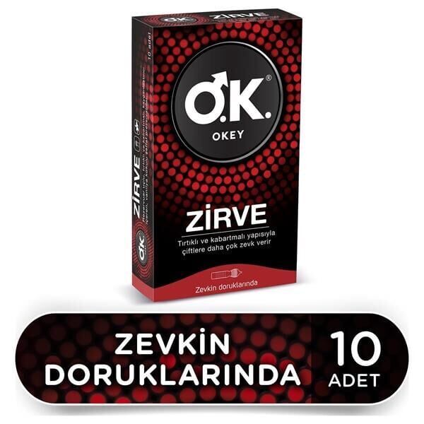 OKEY PREZERVATİF ZIRVE 10 LU