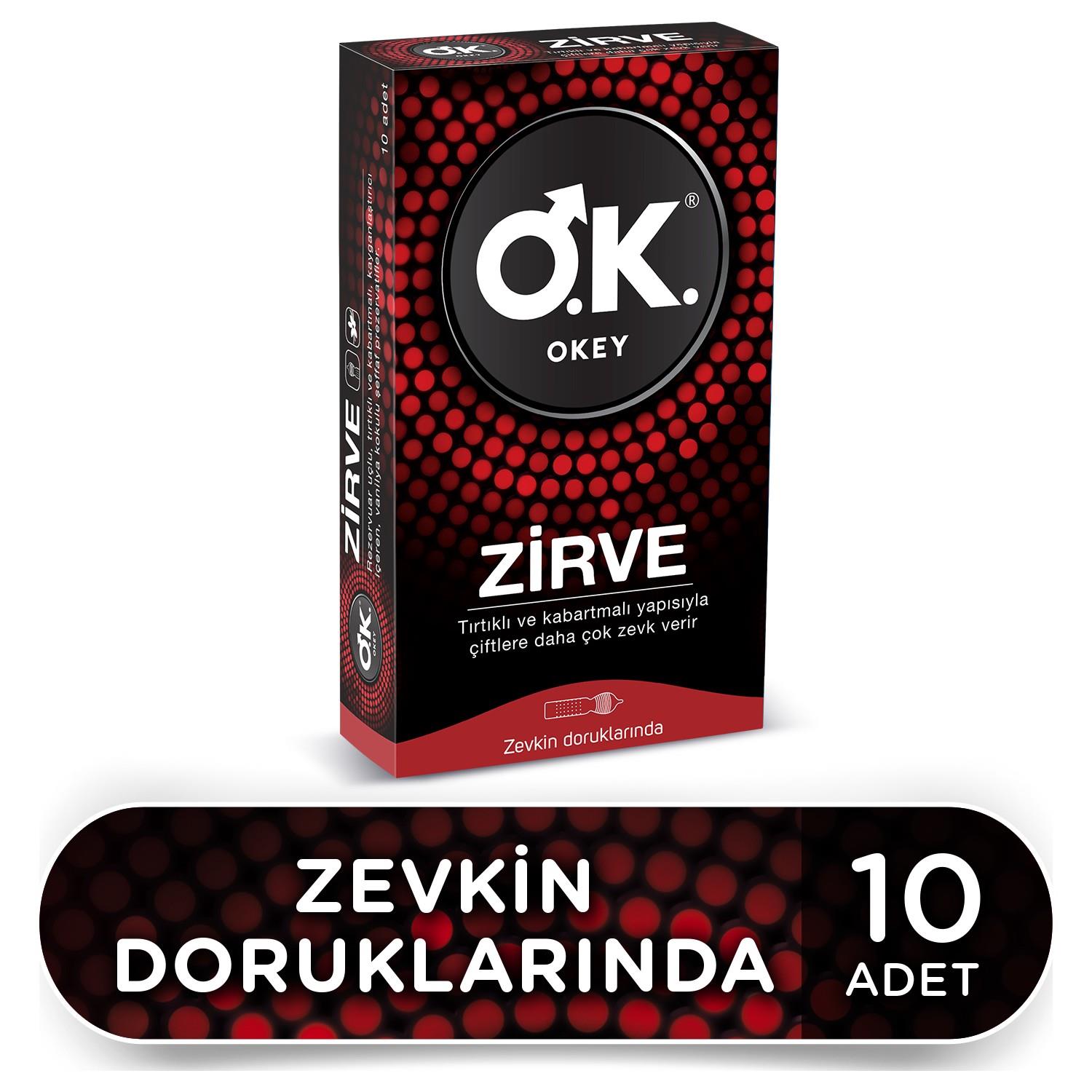 OKEY PREZERVATİF ZIRVE 10 LU