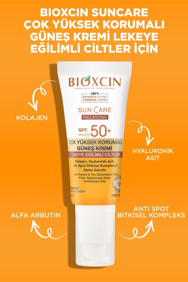 BİOXCİN SUN CARE MELATONE KREM SPF50 50 ML