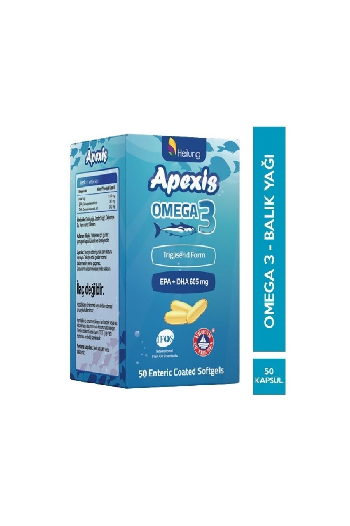 APEXIS OMEGA-3 50 SOFTGEL