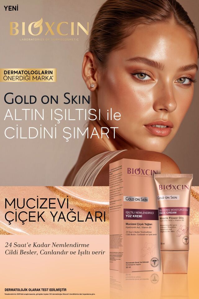 BIOXCIN GOLD ON SKIN YÜZ KREMİ 50 ML