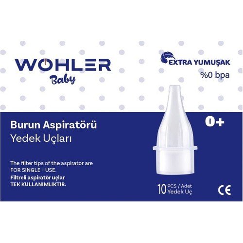 WOHLER BURUN ASPİRATÖRÜ YEDEK UÇLARI 10 LU