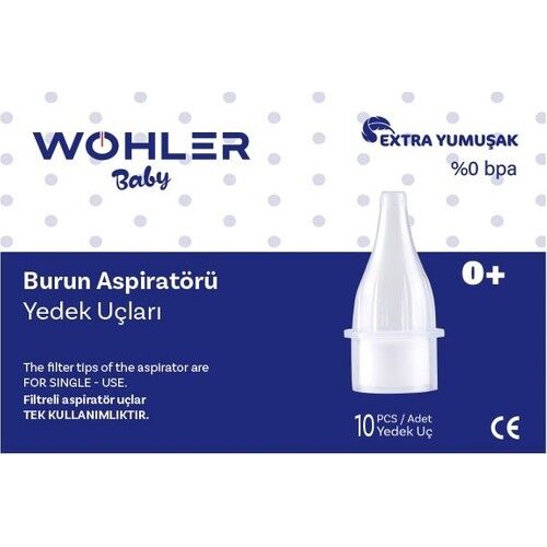 WOHLER BURUN ASPİRATÖRÜ YEDEK UÇLARI 10 LU