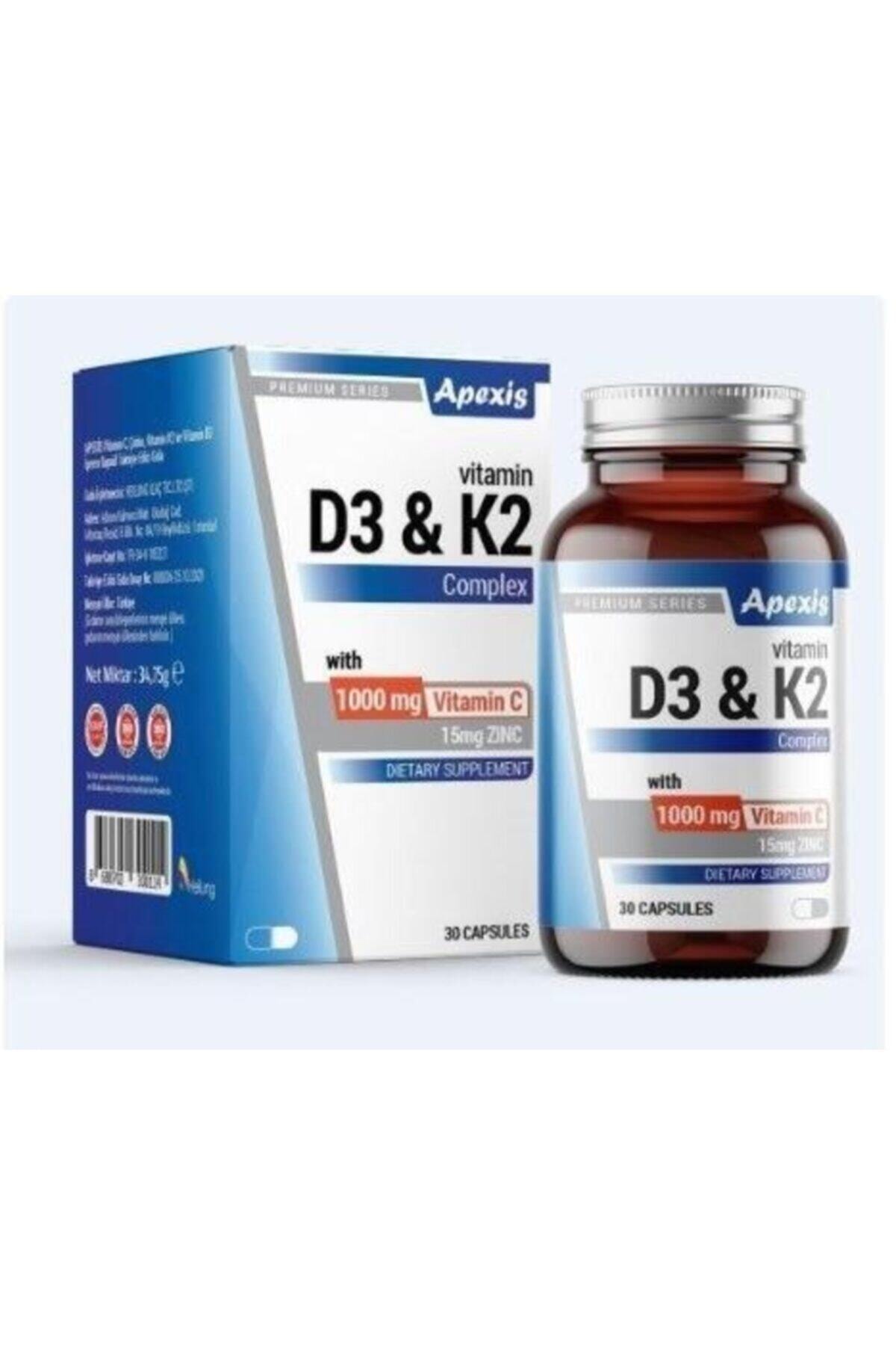APEXIS VITAMIN D3&K2 COMPLEX 30 KP