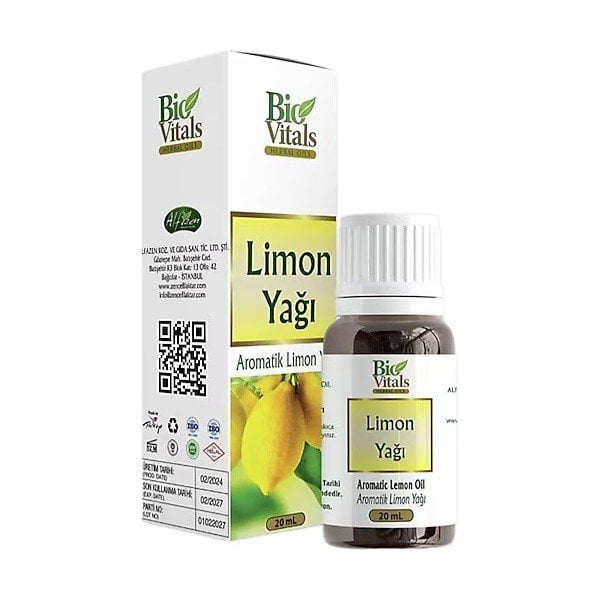 BİO VİTALS YAG 20ML LİMON