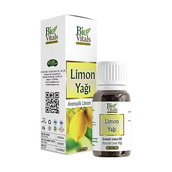 BİO VİTALS YAG 20ML LİMON