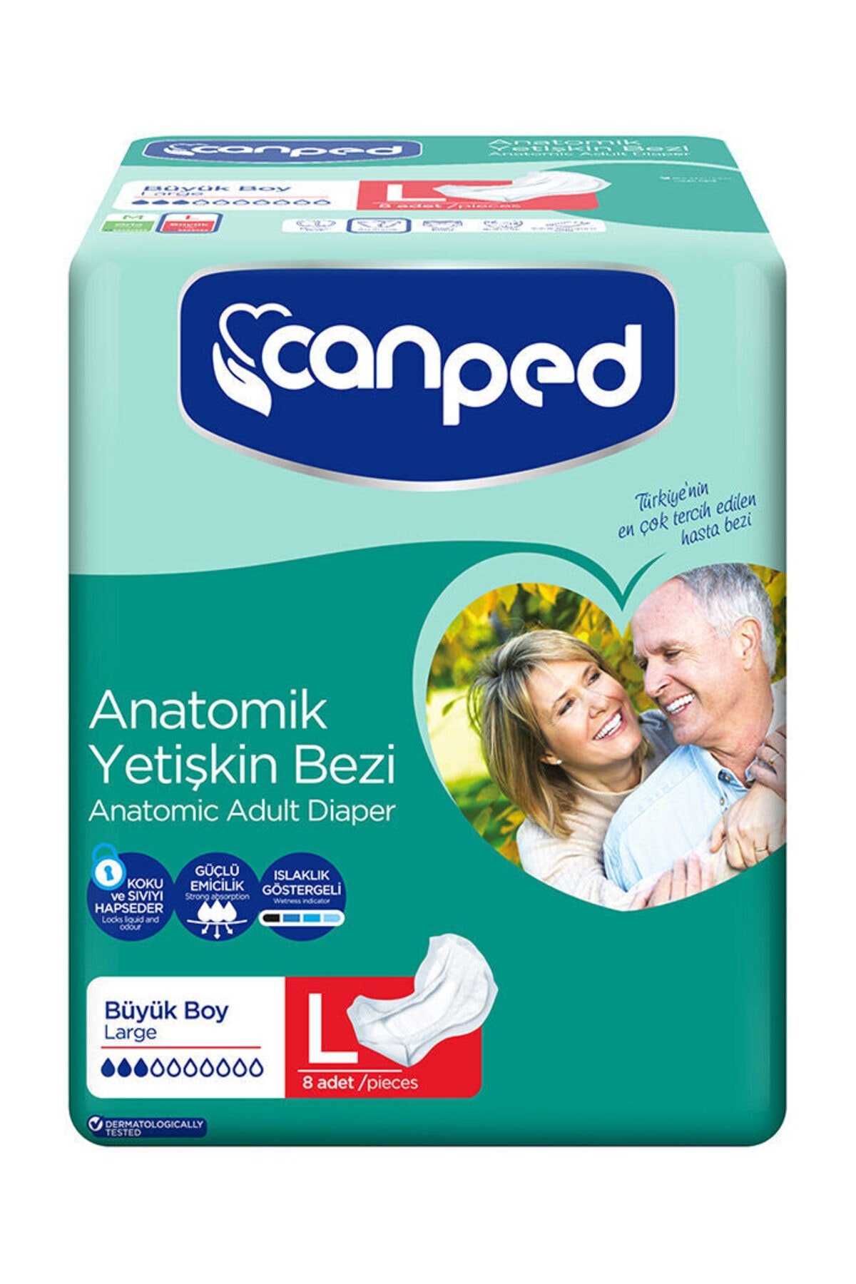 CANPED ANATOMIK HASTA BEZİ BÜYÜK 8 ADET