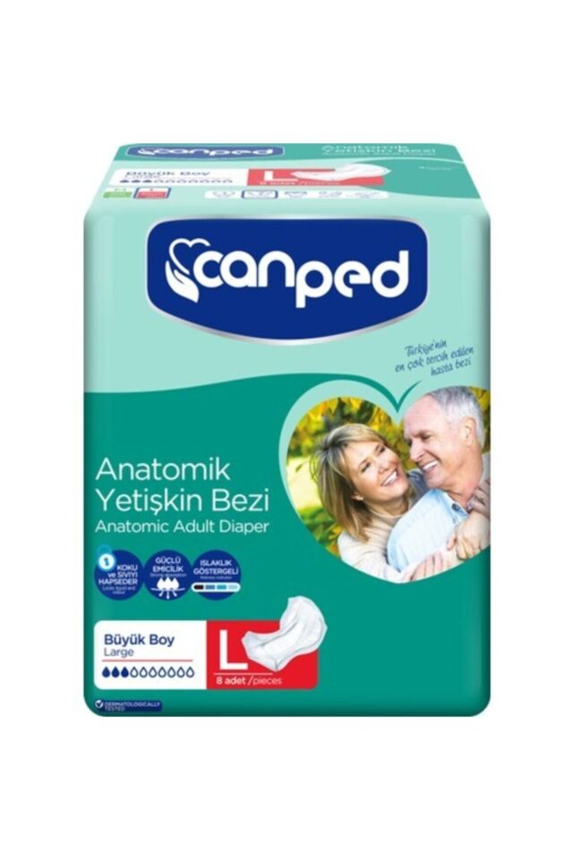 CANPED ANATOMIK HASTA BEZİ BÜYÜK 8 ADET