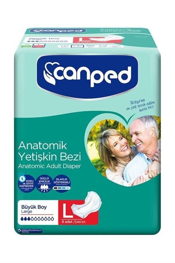 CANPED ANATOMIK HASTA BEZİ BÜYÜK 8 ADET