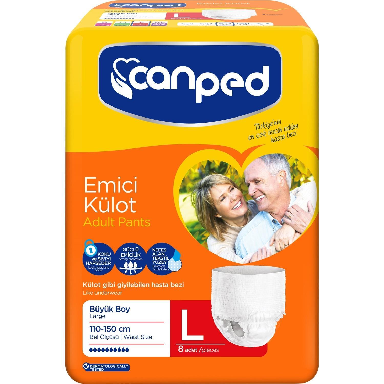 CANPED EMICI KULOT BUYUK 8 ADET