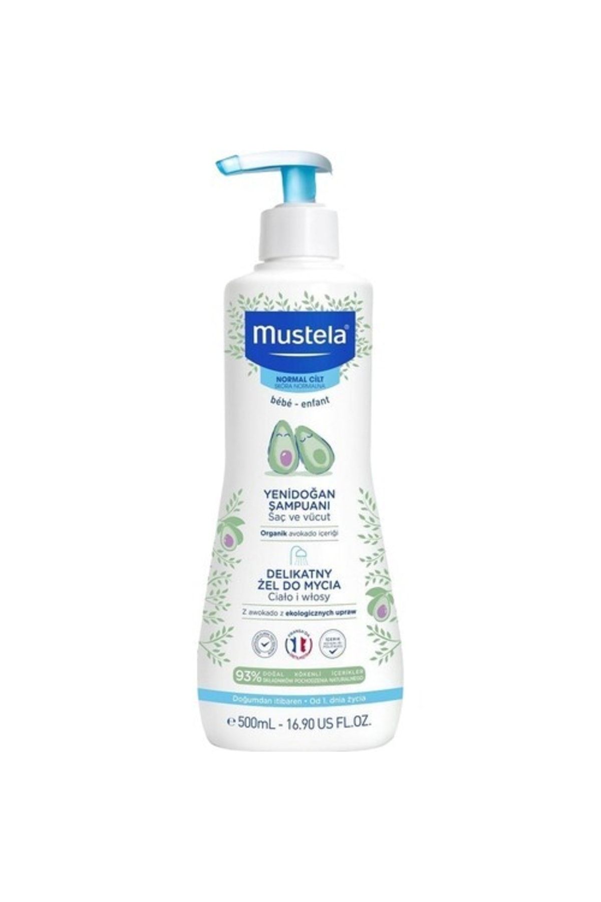 MUSTELA YENIDOGAN SAMPUAN 500ML