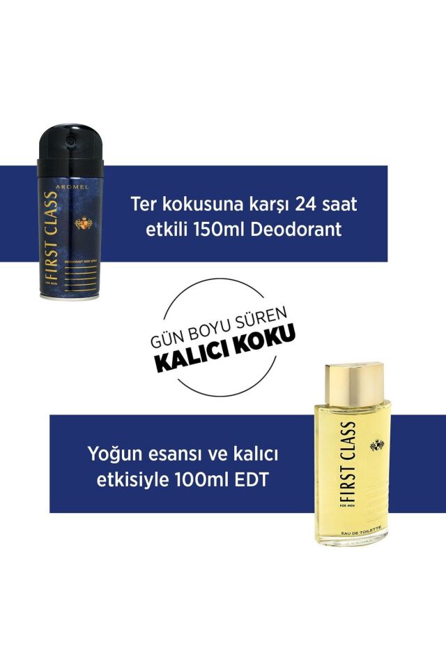 FİRST CLASS KOFRE - EDT 100 ML + DEODORANT 150 ML