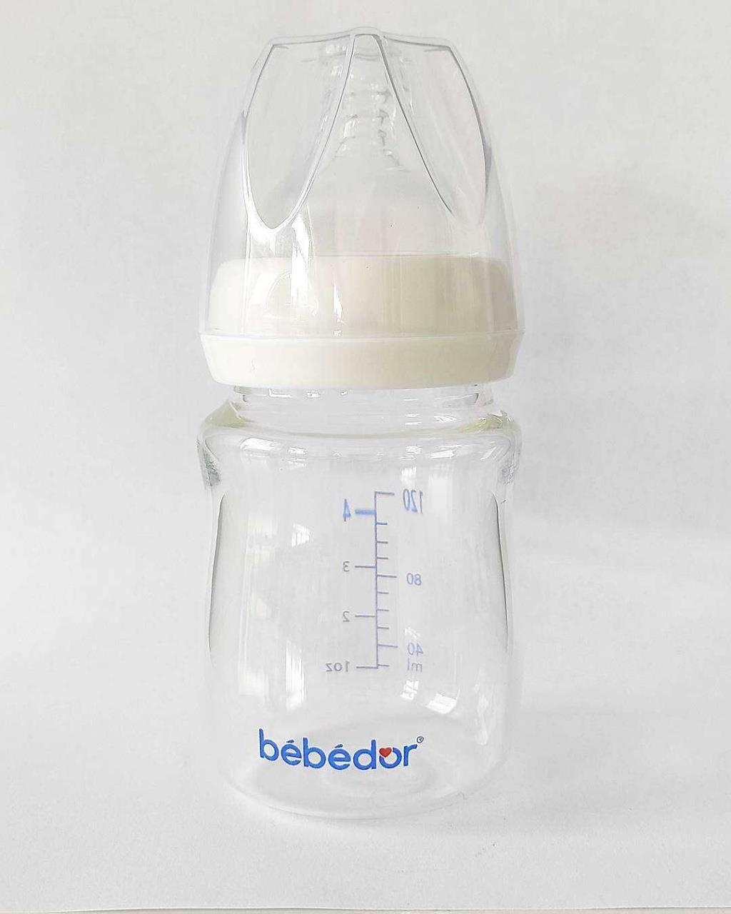 BEBEDOR BİBERON CAM ISIYA DAYANIKLI 120ML 50301