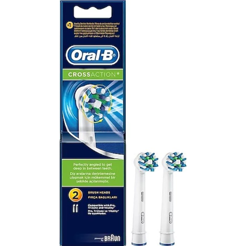 ORAL-B PRO CROSS ACTİON YEDEK 2'Lİ