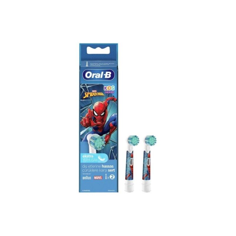 ORAL-B ŞARJLI FIRÇA YEDEK BAŞLIĞI 2'Lİ - SPİDERMAN