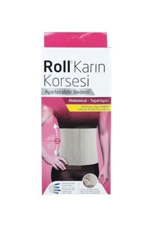 ROLL KARIN KORSESİ AYARLANABİLİR BEDENLİ