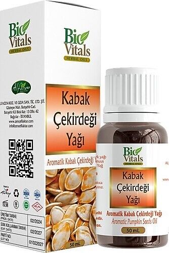BİO VİTALS YAG 50ML KABAK ÇEKİRDEĞİ