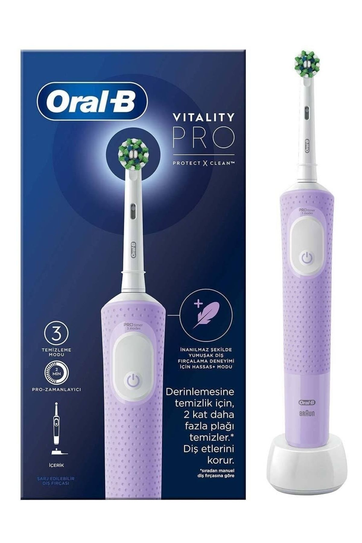 ORAL-B D103 VİTALİTY PRO CROSS ACTİON ŞARJLI DİŞ FIRÇASI