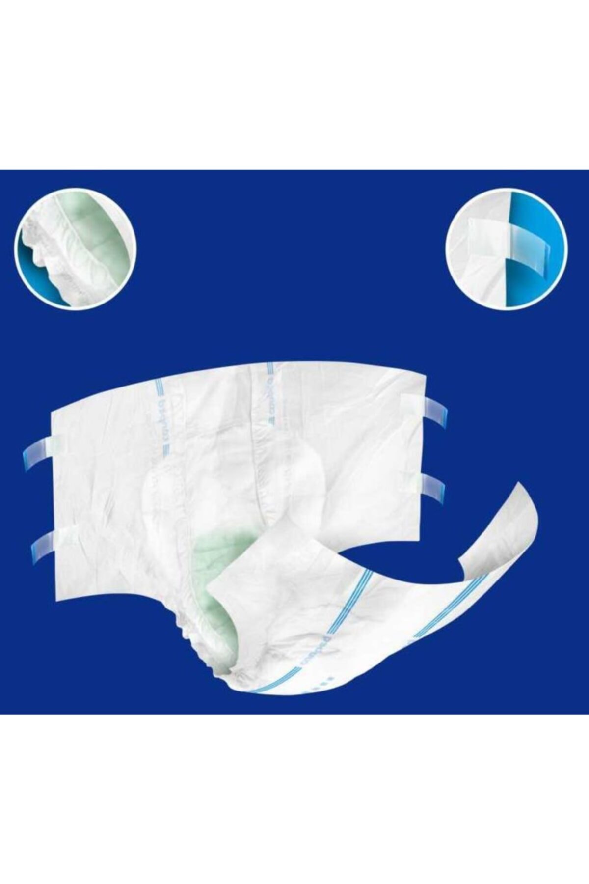 CANPED POLIETILENLI BELBANTLI HASTA BEZİ BÜYÜK 30 ADET