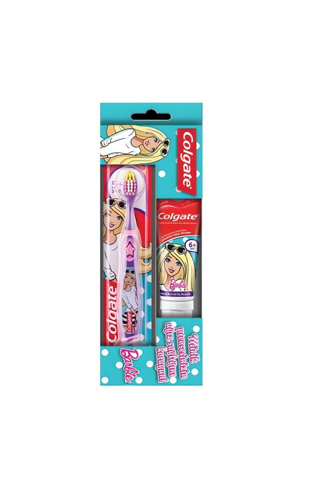 COLGATE ÇOCUK DİŞ MACUNU 75 ML + DİŞ FIRÇASI BARBİE + BATMAN