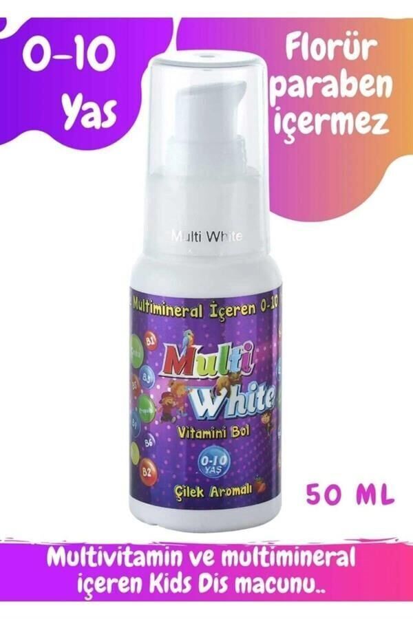 MULTI WHITE DIS MACUNU CILEKLI 0-10 YAS 50ML