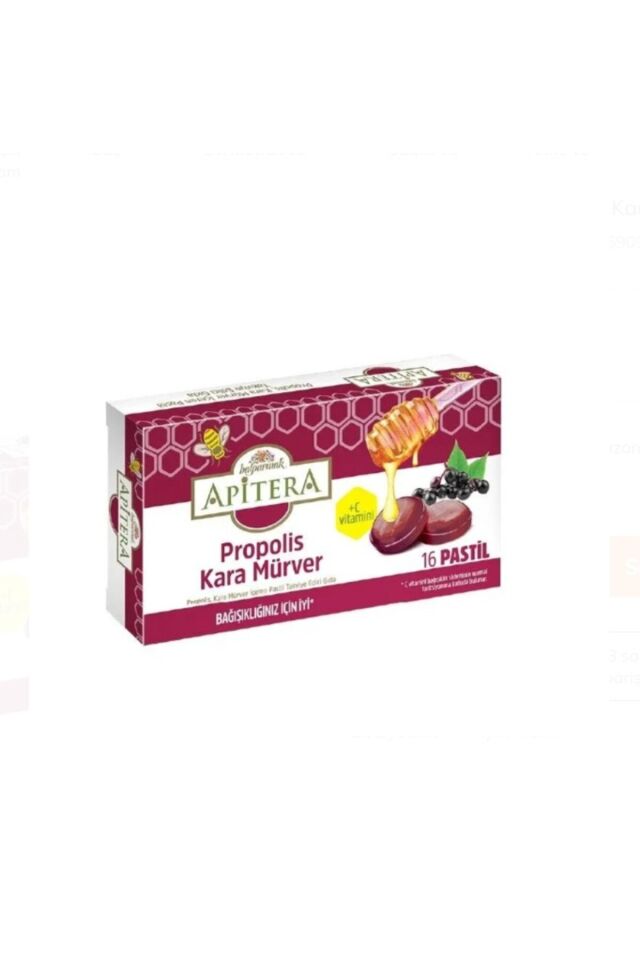 APITERA PROPLIS KARA MURVER 16 PASTİL
