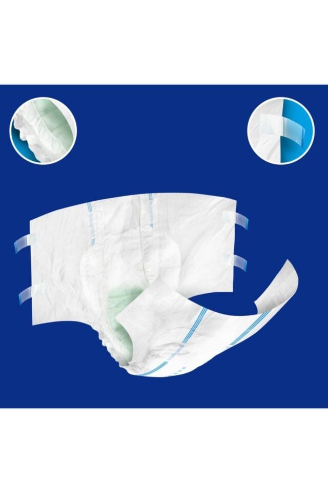 CANPED TEKSTİL YÜZEYLİ BELBANTLI HASTA BEZİ XLARGE 30 ADET