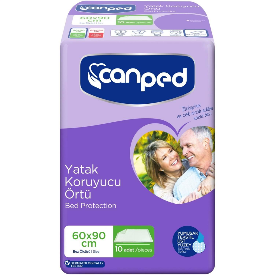 CANPED YATAK KORUYUCU 60X90 10 ADET
