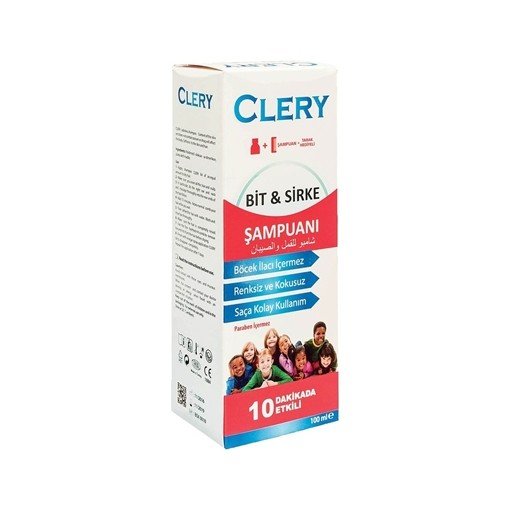 CLERY 100ML ŞAMPUAN BİT-SİRKE+P.TARAK