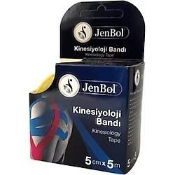 JENBOL KİNESİOLOGY TAPE AĞRI BANDI 5 CM X 5 M - KIRMIZI