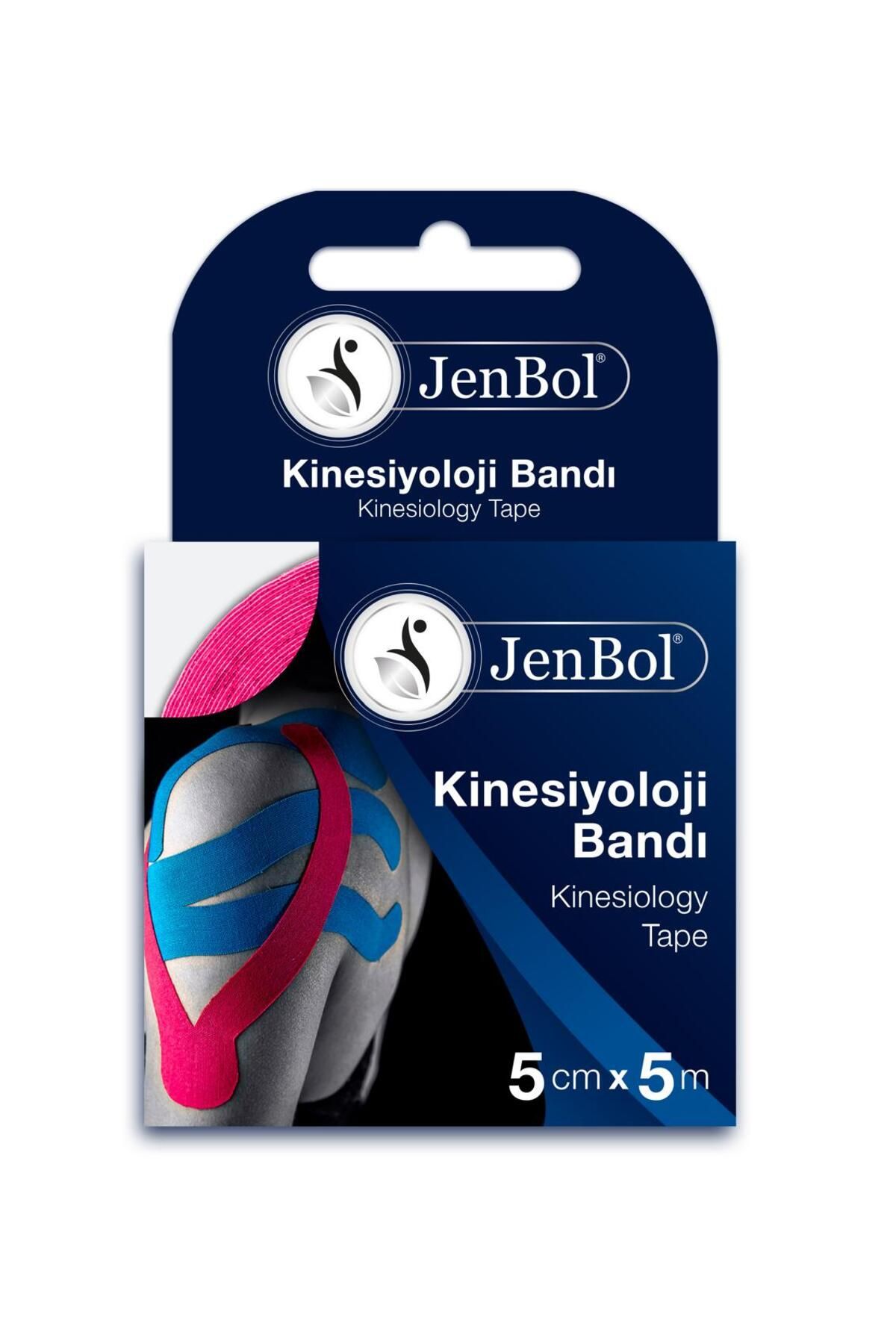 JENBOL KİNESİOLOGY TAPE AĞRI BANDI 5 CM X 5 M - PEMBE